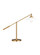 Wellfleet One Light Desk Lamp in Matte White and Burnished Brass (454|CT1111MWTBBS1)