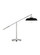 Wellfleet One Light Desk Lamp in Midnight Black and Polished Nickel (454|CT1111MBKPN1)
