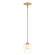 Simple Lines One Light Pendant in White (39|188600-SKT-MULT-02-ZU0291)
