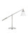 Wellfleet One Light Desk Lamp in Matte White and Polished Nickel (454|CT1091MWTPN1)