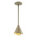 Mobius Mobius Steel Shade Mini Pendant in Soft Gold (39|184500-SKT-MULT-84)