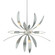 Dahlia Four Light Pendant in Vintage Platinum (39|184350-SKT-MULT-82)