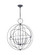 Bayberry Six Light Pendant in Weathered Galvanized (454|CP1246WGV)