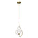 Flora Flora Up Light Mini Pendant in Modern Brass (39|183050-SKT-MULT-86-ZS0354)