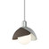 Brooklyn Brooklyn Double Shade Mini Pendant in Vintage Platinum (39|181183-SKT-MULT-82-05)