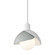 Brooklyn Brooklyn Double Shade Mini Pendant in White (39|181183-SKT-MULT-02-82)