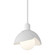 Brooklyn Brooklyn Double Shade Mini Pendant in White (39|181183-SKT-MULT-02-02)