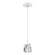 Gatsby One Light Pendant in White (39|181061-SKT-MULT-02-CR)