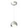 Brooklyn Brooklyn Double Shade Low Voltage Mini Pendant in Vintage Platinum (39|161183-SKT-STND-82-85-GG0711)