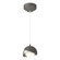 Brooklyn Brooklyn Double Shade Low Voltage Mini Pendant in Natural Iron (39|161183-SKT-STND-20-85-GG0711)