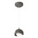 Brooklyn Brooklyn Double Shade Low Voltage Mini Pendant in Natural Iron (39|161183-SKT-STND-20-20-GG0711)