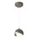 Brooklyn Brooklyn Double Shade Low Voltage Mini Pendant in Dark Smoke (39|161183-SKT-STND-07-85-GG0711)