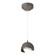 Brooklyn One Light Mini Pendant in Dark Smoke (39|161183-SKT-STND-07-14-GG0711)