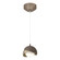 Brooklyn Brooklyn Double Shade Low Voltage Mini Pendant in Bronze (39|161183-SKT-STND-05-84-GG0711)