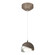 Brooklyn Brooklyn Double Shade Low Voltage Mini Pendant in Bronze (39|161183-SKT-STND-05-82-GG0711)