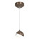 Brooklyn Brooklyn Double Shade Low Voltage Mini Pendant in Bronze (39|161183-SKT-STND-05-02-GG0711)