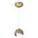 Brooklyn Brooklyn Double Shade Low Voltage Mini Pendant in White (39|161183-SKT-STND-02-05-GG0711)