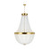 Summerhill 12 Light Chandelier in Burnished Brass (454|CC14912BBS)