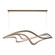 Crossing Waves LED Pendant in Bronze (39|139905-LED-STND-05)