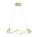 Zephyr Zephyr LED Pendant in Modern Brass (39|139833-LED-STND-86)