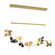 Belladonna Belladonna LED Pendant in Modern Brass (39|139813-LED-STND-86-10-CR)