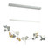 Belladonna Belladonna LED Pendant in Vintage Platinum (39|139813-LED-STND-82-86-CR)