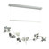 Belladonna Belladonna LED Pendant in Vintage Platinum (39|139813-LED-STND-82-20-CR)