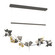 Belladonna Belladonna LED Pendant in Natural Iron (39|139813-LED-STND-20-86-CR)