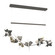 Belladonna Belladonna LED Pendant in Natural Iron (39|139813-LED-STND-20-84-CR)