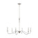 Hanover Six Light Chandelier in Polished Nickel (454|CC1326PN)