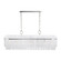 Beckett Seven Light Linear Chandelier in Polished Nickel (454|CC1307PN)