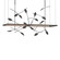 Four Seasons Autumn LED Pendant in Black (39|139756-LED-LONG-10)