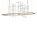 Four Seasons LED Pendant in Dark Smoke (39|139752-LED-SHRT-07-YG0500)