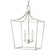 Southold Three Light Lantern in Polished Nickel (454|CC1003PN)