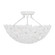 Kelan Three Light Semi Flush Mount in Textured White (454|AF1173TXW)