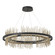Gossamer Gossamer Circular LED Pendant in Black (39|139656-LED-STND-10-84)