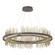 Gossamer Gossamer Circular LED Pendant in Dark Smoke (39|139656-LED-STND-07-86)