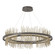 Gossamer Gossamer Circular LED Pendant in Dark Smoke (39|139656-LED-STND-07-84)