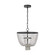 Leon Five Light Chandelier in Dark Weathered Zinc (454|AC1055DWZ)