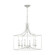 Bantry House Six Light Chandelier in Gloss Cream (454|AC1046GCM)