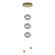 Abacus Abacus 3-Light LED Pendant in Modern Brass (39|139059-LED-STND-86-YL0668)