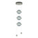 Abacus Abacus 3-Light LED Pendant in Sterling (39|139059-LED-STND-85-YL0668)