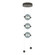 Abacus LED Pendant in Dark Smoke (39|139059-LED-STND-07-YL0668)