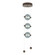 Abacus Abacus 3-Light LED Pendant in Bronze (39|139059-LED-STND-05-YL0668)