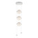 Abacus Abacus 3-Light LED Pendant in White (39|139059-LED-STND-02-GG0668)