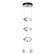 Gatsby Gatsby 3-Light LED Pendant in Sterling (39|139058-LED-STND-85-CR)