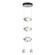 Gatsby Gatsby 3-Light LED Pendant in Vintage Platinum (39|139058-LED-STND-82-CR)