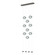 Abacus Abacus 9-Light Ceiling-to-Floor LED Pendant in Natural Iron (39|139057-LED-STND-20-YL0668)