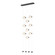 Abacus LED Pendant in Black (39|139057-LED-STND-10-GG0668)