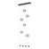 Abacus Abacus 6-Light Ceiling-to-Floor LED Pendant in Black (39|139055-LED-STND-10-YL0668)